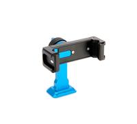 3 Legged Thing Phil Universal Smartphone Holder - Tripod Mount Clamp for Phones 58-90mm - Rotates Portrait to Landscape - Ideal for Vlogging, Photography, Content Creation (BLUE)
