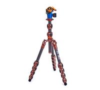 3 Legged Thing Pro Range 2.0 Leo 2.0 Kit Carbon Fibre Travel Tripod System - Adjustable Camera Tripod with 3 Detachable Legs for Monopod Conversion - Earth Bronze (LEOKIT2)