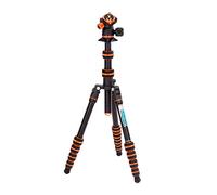 3 Legged Thing Punks Corey 2.0 Magnesium Alloy Ultra-Compact Travel Tripod - Adjustable, Multi-use Camera Tripod with Three Detachable Legs (COREYBLACK2.0)
