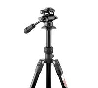3 Legged Thing Punks Patti 2.0 Video Tripod Kit with AirHed Trinity - Magnesium Alloy Flip-Lock Tripod in Darkness Finish