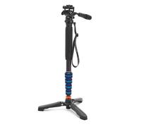 3 Legged Thing Punks Taylor 2.0 Monopod Kit with wrist strap & DOCZ2 Foot Stabiliser Blk, Blue