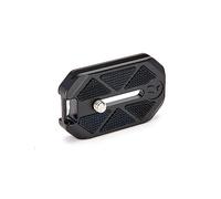 3 Legged Thing QR7 Wide Quick Release Plate - Arca-Swiss Compatible Quick Release Plate for Camera Stability (Matte Black Darkness)