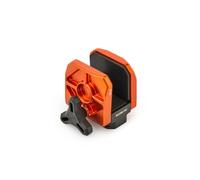 3 Legged Thing The 87 Angle-Sided Rifle Support Saddle, ARCA-Swiss Compatible Shooting Rest for Tripods, Aerospace-Grade Magnesium Alloy - Lava (Black/Orange)