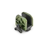 3 Legged Thing The 87 Angle-Sided Rifle Support Saddle, ARCA-Swiss Compatible Shooting Rest for Tripods, Aerospace-Grade Magnesium Alloy - Olive Drab Green