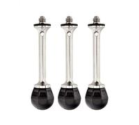 3 Legged Thing Vanz Dual Ball and Spike Footwear for Camera Tripods - Set of 3 Stainless Steel Tripod Feet for Conversion to Table-Top Tripod (PROVANZ)