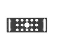 3 Legged Thing XPAND 75mm Riser Block for Camera Rig & Cage - Magnesium Alloy, Patented Modular Slots, Multiple 1/4"-20 Threads, Lightweight Support (Black)