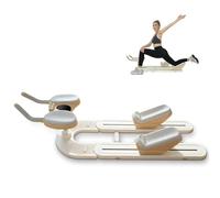 3-Level Adjustable Back Stretcher - LED Timer Core Trainer for Lower Back Pain & Posture Correction, 220lb Capacity Home Fitness Device, 124×45.5×32 cm