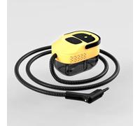 3 Level Adjustable Pressurized Handheld Steam Cleaner for Home, 10s Heat-Up Handheld Steamer for Cleaning, 1.6 Qt Tank Portable Steam Cleaner Handheld for Car,Grout,Tile,Couch,Floor (Light yellow)