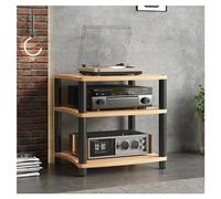 3-Level Audio Racks, CD Storage Racks, Multimedia Cabinets, Hi-Fi Equipment Stands, Audio Rack Cabinets for Living Rooms & Game Rooms, Stylish & Functional Design