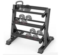 3 Level Dumbbell Rack Support Home Gym Display