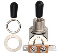 3 Level Sound Pick-up Switch for Guitar, Black Alloy Button