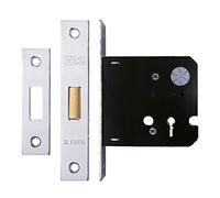 3 Lever Dead Lock - 3" - Nickel Plate