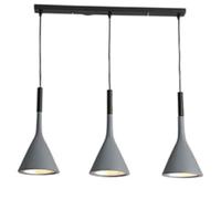 3 Light Macaron Color Ceiling Light Scandinavian Style Led Pendant Lamp Fixture Horn Shape Aluminum Hanging Light Contemporary Industrial Lighting for Dining Room Breakfast Bar Party Decor