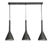 3 Light Macaron Color Ceiling Light Scandinavian Style Led Pendant Lamp Fixture Horn Shape Aluminum Hanging Light Contemporary Industrial Lighting for Dining Room Breakfast Bar Party Decor