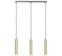 3 Light Pendant Lamp Brass BROSNA