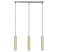 3 Light Pendant Lamp Brass BROSNA