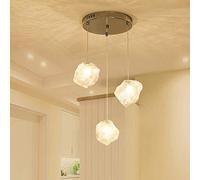 3 Lights Staircase Chandelier Duplex Building Living Room Ceiling Bar Restaurant Creative Pendant Light Villa Boutique Decoration Long Chandelier Loft Decorative