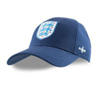 3 Lions Official England FA Crest Baseball Cap (100% Cotton & Adjustable)