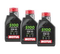 3 Liters Engine Oil Motorcycle Motul 5100 10W40 Ester Technosynthesis Ma2 Api Sp