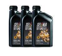 3 Liters Engine Oil Selenia Gasoline Diesel 5W40 Synthetic API SP ACEA A3 B4