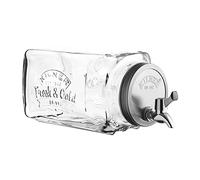 Kilner Glass Fridge Drinks Dispenser 3L Fresh Chilled Drinks Pour Tap Parties