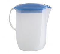 3 Litre Plastic Jug Fridge Door with Lid Water Juice Milk Drinks Container Mixed