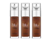 3 L'OREAL TRUE MATCH SUPER BLENDABLE LIQUID FOUNDATION ESPRESSO 10.R/10.C SEALED
