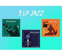 3 LP Jazz Vinily Remastered - Sindney Bechet, Billie Holiday, Miles Davis