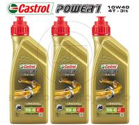 Castrol Pwr 1 Racing 4t 10w40 1l Motor Oil Golden unisex