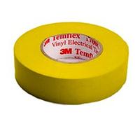 3 M TGEL1925 Temflex 1500 Vinyl Electrical Insulation Tape 19 mm x 25 m A 0.15 mm, Yellow