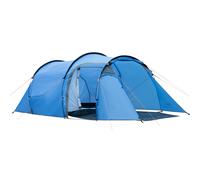 Outsunny 2-3 Man Tunnel Tents w/ Vestibule Camping Tent Porch Air Vents Rainfly Weather-Resistant Shelter Fishing Hiking Shelter Aosom UK