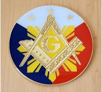 3 Masonic Car Decal(PN) by GL Engraving