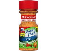 3 McCormick Perfect Pinch Steak Seasoning with NO MSG 110 grams jars