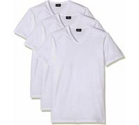 3 Men's T-shirts Navigare short sleeve with V-neck in pure jersey cotton art 512