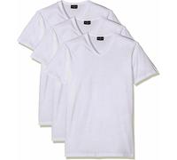 3 Men's T-shirts Navigare short sleeve with V-neck in pure jersey cotton art 512