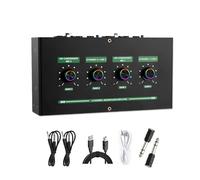 3. Metal two microphone portable mixer amplifier with effects for home entertainment and stage sound mixer amplifier