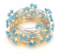 3 Meter 30 LED Pink Cherry Blossom Fairy Lights, Battery Operated Flower String Lights for Bedroom Decor, Girls Room Gift,Indoor Outdoor Spring,Christmas,Wedding Party Decoration (Blue, 2 Pack)