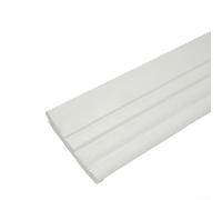 3 Meter Decorative Skirting Foam with Self Backing for Wall Edge Protection and Stylish Waistline Border, Suitable for Bathrooms and Kitchens (White)