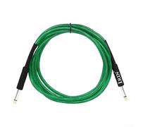 3 Meter Guitar Audio Cable Featuring Six Layer Shielding and Male to Male 6 35mm for Electric Instruments (Green)