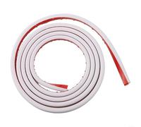 3 Meter PVC Cable Trunking for Electric Cables 15mm Wide 10mm High Semi-Circular Side Opening for Managing Cords in Garages and Offices