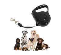 3 meter Retractable Dog Leash for Small Dogs, Automatic Pet Lead with One-Button Brake, Ergonomic Handle & Lobster Clip, Walking Lead for Kids - Random Colours