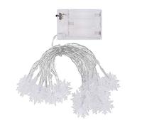 3 Meters 20 LEDs Stars Fairy String Battery Powered Flexible Bendable Foldable Design for Home Party Daily Use DIY Decoration Christmas Xmas Thanksgiving Present Gift Portable