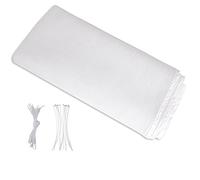 3 Meters Children Safety Net, Patios Balcony Railing Netting Stairs Safety Net for Child Kids Pet Toy, Stairway Railing Fence Mesh Protection Net,White