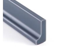 3 Meters Grey Wet Room Floor Water Barrier, Silicone Shower Threshold Water Barrier,Screen Door Seal Strip,Shower Tray Sealing Strip,Water Retaining Dam for Bathroom Bath Sink(L Shape,3cm High)