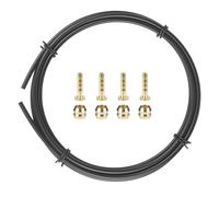 3 Meters Hydraulic Brake Hose Kit, Bike Disc Brake Oil Tube with Olive Connector Inserts, Disc Brake Hose Repair Kit Accessories BH59