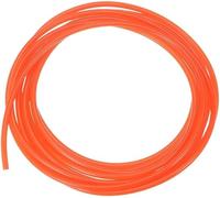 3 Meters Long Red PU Transmission Round Belt, Polyurethane Flexible Urethane Diameter 2-4Mm Suitable For Structural Components(Diameter 3.5mm)