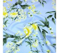 3 Metre Dressmaking Bundle Luxury Soft Ponte Scuba Fabric 55" Wide Ideal for Dresses Skirt Trouser Blazer (Garden)