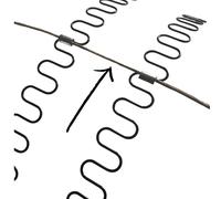 3 Metre - Flexcord Silent Wire by MASTA Upholstery Paper Covered Stay Wire for Upholstery Springs - 3m