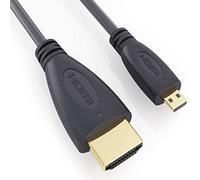 3 Metre High Speed Micro HDMI (Type D) to HDMI (Type A) - Lead for Connecting SONY SLT-A58K Camera to TV, HDTV, LCD, Plasma, Monitor with HDMI Port - Premium Gold Quality Cable - Audio & Video - Supports 3D, 4K, 1440p, 1080p DragonTrading®