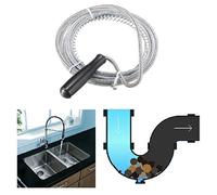 3 Metre Long Drain Unblocker Sink Drain Waste Pipe Cleaner Flexible Rod Auger